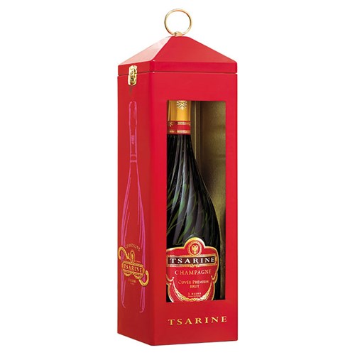 Tsarine Cuvee Premium Brut NV 75cl in Lanterne Gift Set - Shop Today